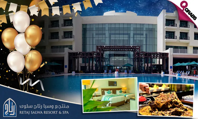 Year-End Splendor: Villa Staycation with New Year's Dinner Buffet & Breakfast for TWO at Retaj Salwa Beach Resort!